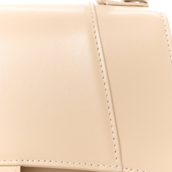ショルダーバッグ・ポシェット BALENCIAGA HOURGLASS HANDBAG SMALL BEIGE SHINY BOX CALFSKIN Women's Hourglass Small Handbag Box in Beige | Balenciaga NL