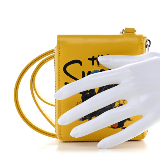 BALENCIAGA X THE SIMPSONS Smooth Calfskin Logo Card Holder