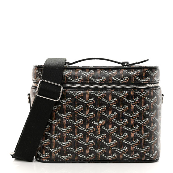 GOYARD Goyardine Muse Vanity Case Black 1385152 | FASHIONPHILE