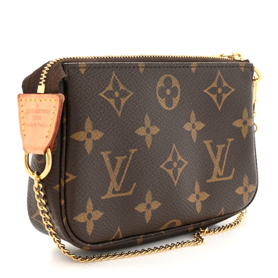 バッグ Louis Vuitton monogram mini pouch LOUIS VUITTON Mini Pochette Bicolor Monogram Empreinte