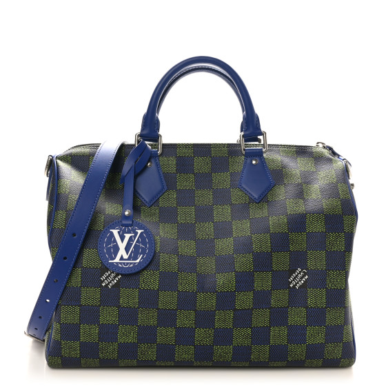 ラグジュアリー♪【LV】Speedy Bandouliere 40 Blue Green Speedy P9 Bandoulière 40 Autres Cuirs Monogram - Les