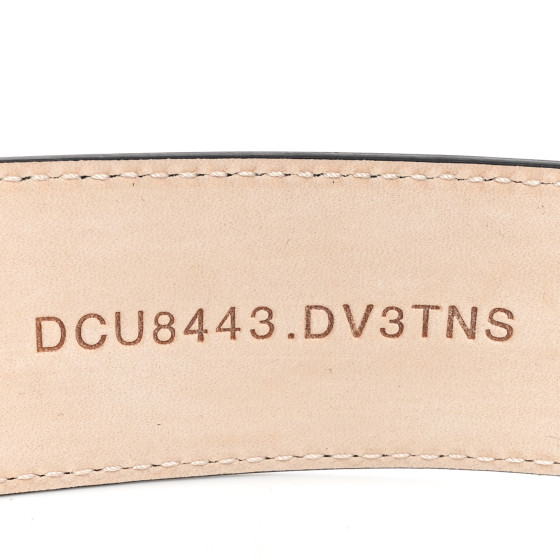 VERSACE Calfskin Crystal La Medusa Belt 90 36 Black 1642613