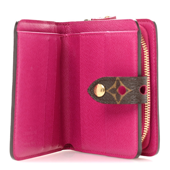 LOUIS VUITTON Monogram Perforated Compact Zipped Wallet
