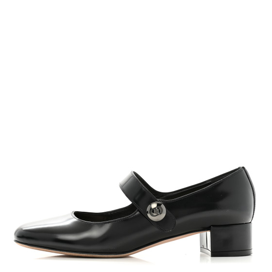 Christian Dior ブラック ミュール リボン付き 34 My Dior Pump Black Supple Calfskin | DIOR