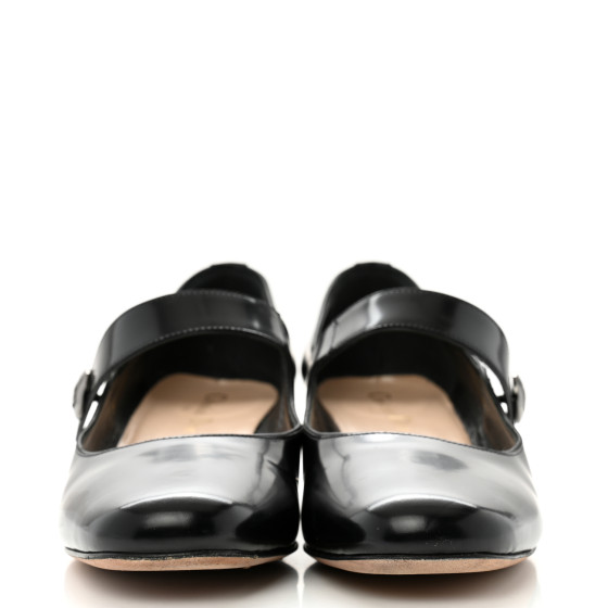 CHRISTIAN DIOR Brushed Calfskin Uniform 30mm Pumps 37.5