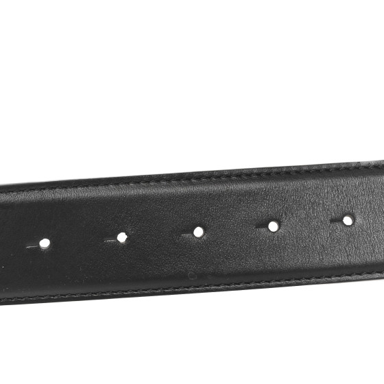 VERSACE Calfskin Crystal La Medusa Belt 90 36 Black 1642613