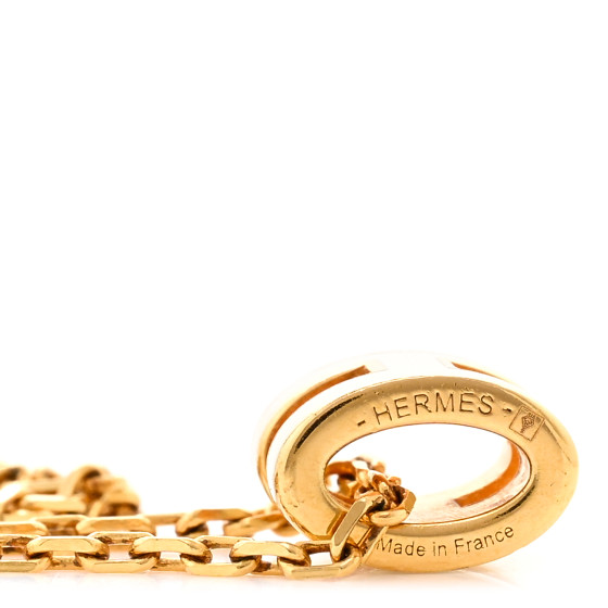 【HERMES】white×Goldチェーン☆ネックレス Mini \"Pop H\" Mini Pop H pendant | Hermès USA