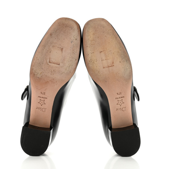 CHRISTIAN DIOR Brushed Calfskin Uniform 30mm Pumps 37.5
