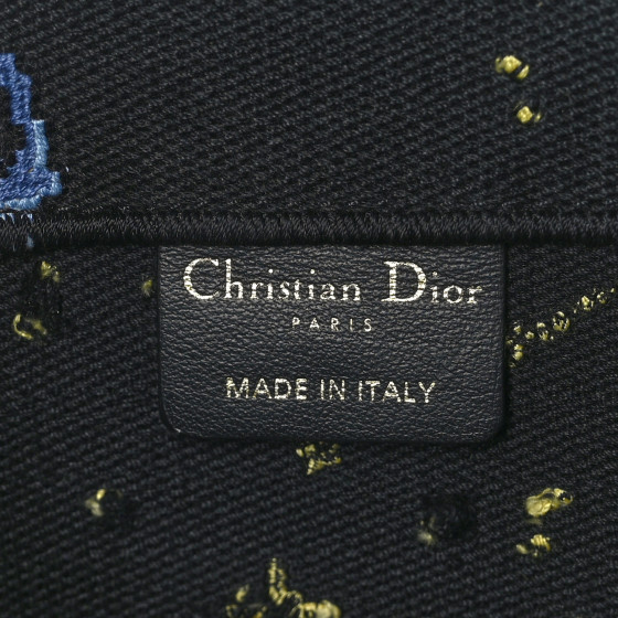 CHRISTIAN DIOR Canvas Embroidered Medium Pixel Zodiac Book