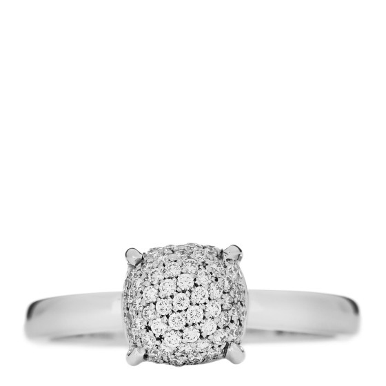 TIFFANY 18K White Gold Diamond 7mm Paloma Picasso Sugar