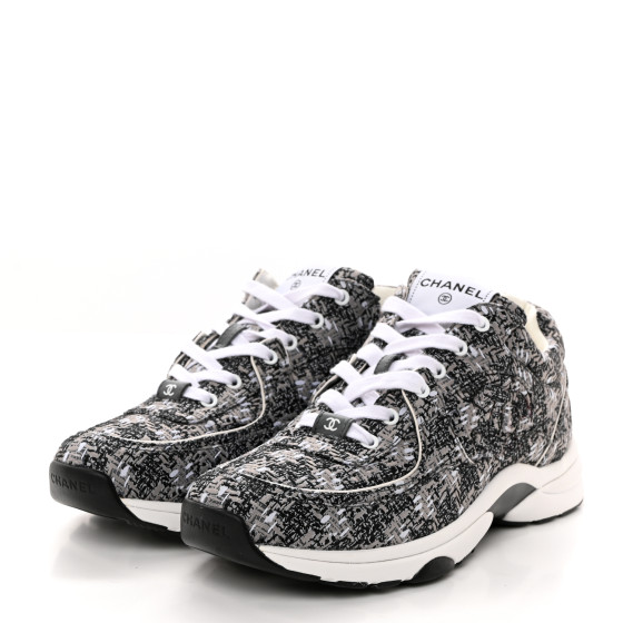 【CHANEL】25A ツイード×パテント スニーカー ◆ CCロゴ CHANEL Tweed CC Sneakers 39 Pink 1458938 | FASHIONPHILE