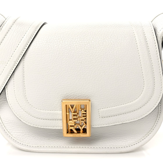 MULBERRY Small Classic Grain Small Sadie Satchel White
