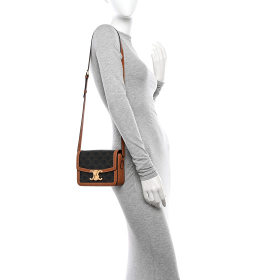 【関税&送料込】Celine Teen Triomphe Canvas Triomphe Shoulde CELINE Coated Canvas Teen Triomphe Shoulder Bag | Tuckernuck