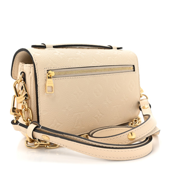 Louis Vuitton Pochette Metis ショルダーバッグ Cream 送料込み Louis Vuitton Pochette Metis Empreinte Creme | eBay