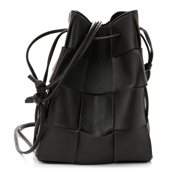 BOTTEGA VENETA Nappa Maxi Intrecciato Mini Cassette Bucket