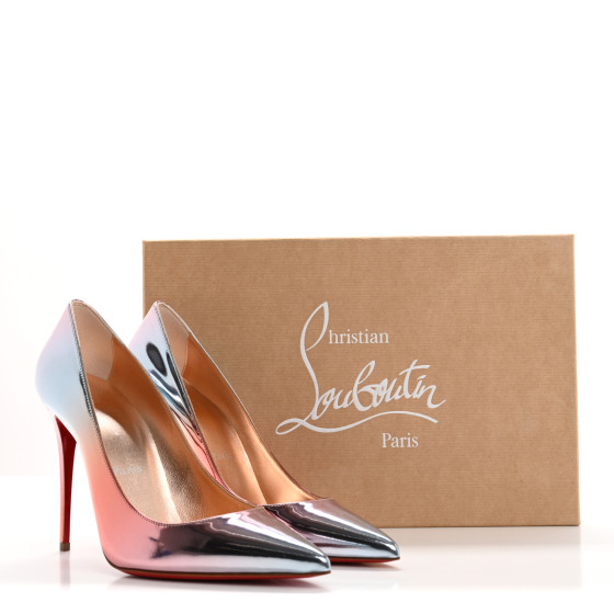 【送料&関税込】Christian Louboutin Kate Specchio Pumps CHRISTIAN LOUBOUTIN Metallic Degrade Specchio Kate 100 Pumps