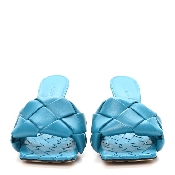 【関税込み】Bottega Veneta ブルー Lido サンダル Bottega Veneta Slides Size 38 EU