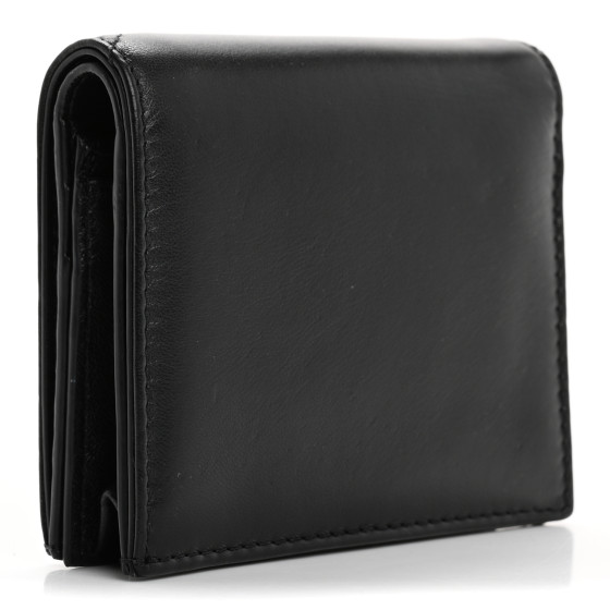 【VALENTINO】ROMAN STUD WALLET Small Nappa Roman Stud Wallet for Woman in Black | Valentino US