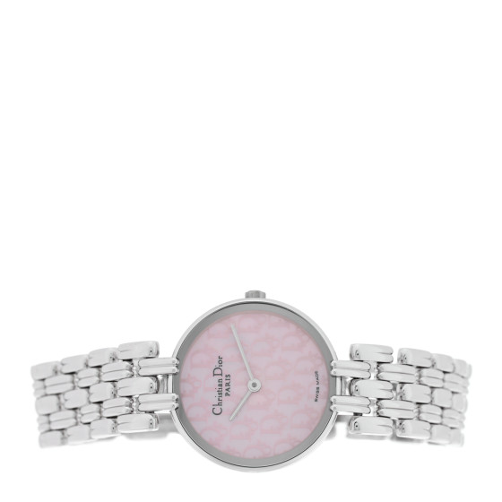 christian dior バギラ CHRISTIAN DIOR Stainless Steel Pink Mother of Pearl 25mm