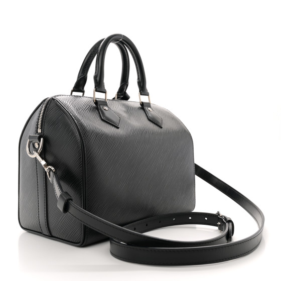 LOUIS VUITTON Epi Speedy Bandouliere 25 Black 1675055