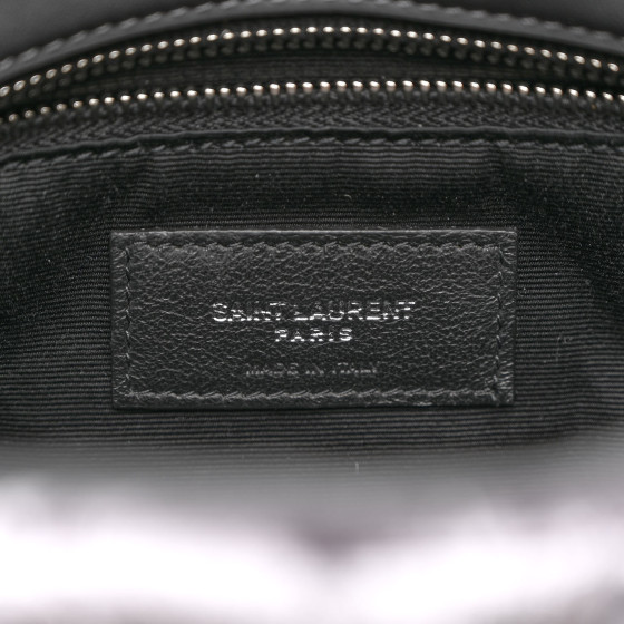 【Saint Laurent】YSL PW MBAG VELVET CALF◆8197582ZA0W SAINT LAURENT Crushed Velvet Quilted Small Loulou Puffer