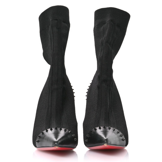 靴 Christian louboutin  Dovi Dova 85 37.5 CHRISTIAN LOUBOUTIN Shiny Nappa Maille Tricot Dovi Dova 85
