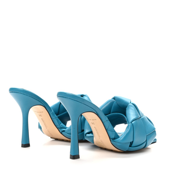 BOTTEGA VENETA Nappa Maxi Intrecciato Lido 90mm Mule Sandals