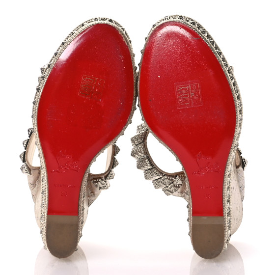 CHRISTIAN LOUBOUTINの靴♪** PYRADIAMS SPIKED ** 110mm CHRISTIAN LOUBOUTIN Cork Studded Pyradiams 110 Platform