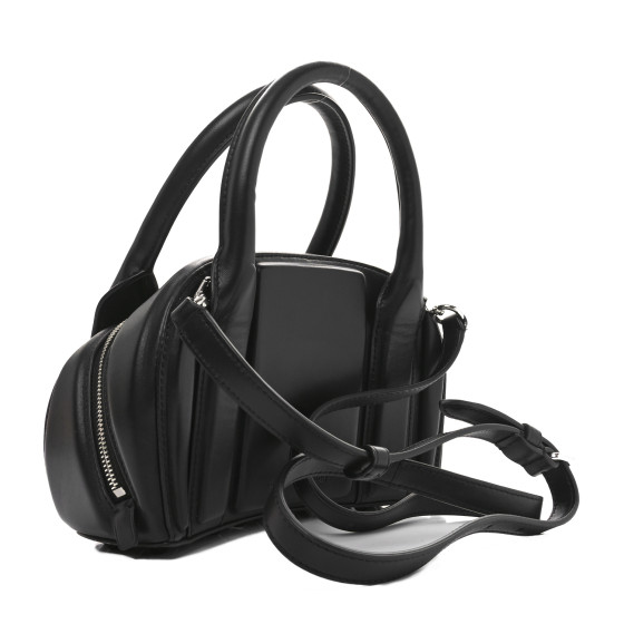 ALEXANDER WANG Lambskin Small Top Handle Roc Black 1665005