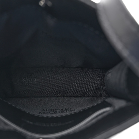 ALEXANDER MCQUEEN Nylon Calfskin Graffiti Logo Mini