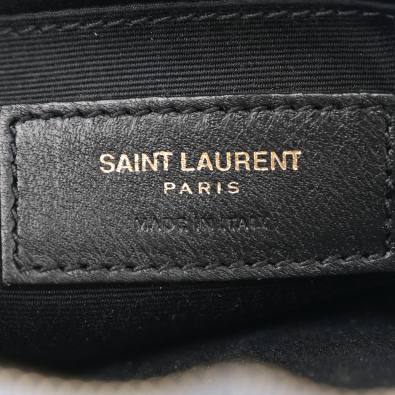 【Saint Laurent】FBC PASSANTMG PCROCO◆554465BOO0W Saint Laurent Le 5 A 7 Embossed Croc Hobo Bag in Nero