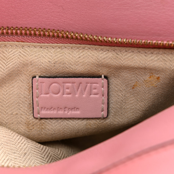 ロエベ GATE スモール ピンク 牛革 ハンドバッグ PD2676 LOEWE Calfskin Small Puzzle Bag Rosa 1683476 | FASHIONPHILE