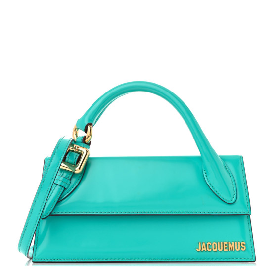 JACQUEMUS Spazzolato Le Chiquito Boucle Long Turquoise