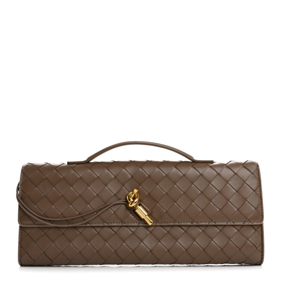 クラッチバッグ BOTTEGA VENETA CLUTCH ANDIAMO IN INTRECCIATO NAPPA BOTTEGA VENETA Andiamo intrecciato leather clutch | NET-A-PORTER