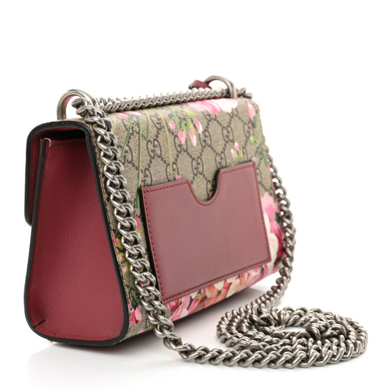 ショルダーバッグ・ポシェット Padlock Gg Strawberry Small Shoulder Bag GUCCI GG Supreme Monogram Blooms Small Padlock Shoulder Bag