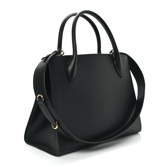 ハンドバッグ SAFFIANO HANDBAG PRADA Saffiano Cuir Calfskin Medium Monochrome Top Handle