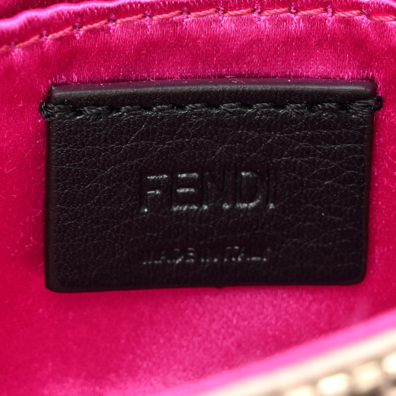 FENDI Sequin Paillettes Shiny Nappa Sex and the City Nano