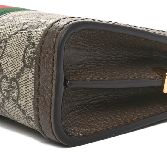 ユページ GUCCI GG Supreme Monogram Textured Dollar Calfskin Web