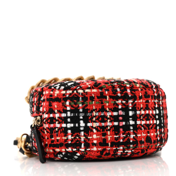 【Chanel】シャネル★Round Clutch★ラウンドクラッチ★ツイード Chanel Round Clutch Tweed Black / White | SACLÀB