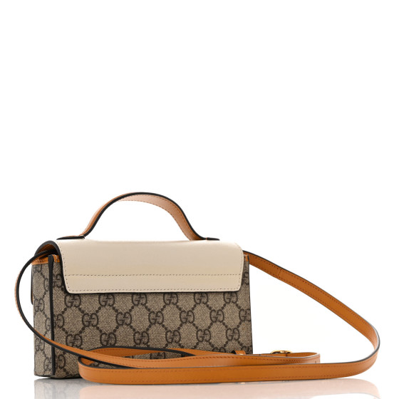 【GUCCI】BIG Sale ★PADLOCK ミディ ショルダーバッグ GUCCI GG Supreme Monogram New Sakai Calfskin Mini Padlock