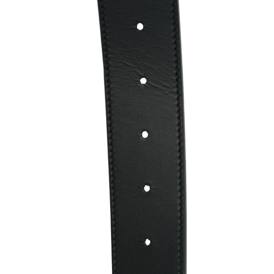 GUCCI GG Supreme Monogram Selleria Interlocking G 37mm Belt
