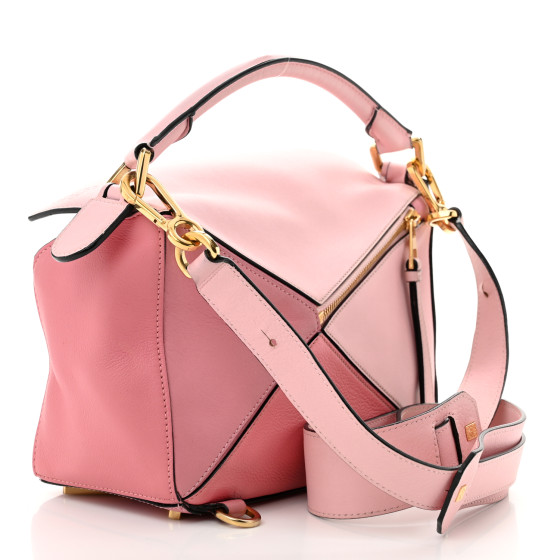 ハンドバッグ LOEWE 'Puzzle' small handbag Small Puzzle bag in smooth calfskin Beige - LOEWE