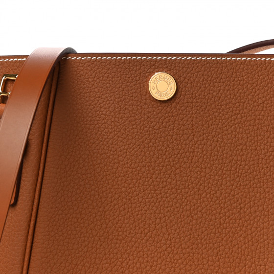HERMES（エルメス）- Perspective Cavaliere 21 bag ゴールド Hermes Perspective Cavaliere 21 Bag Togo/Vache Hunter Gold