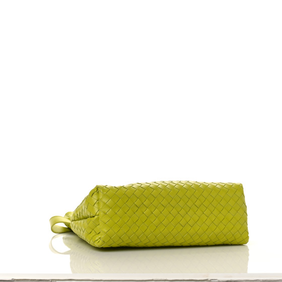 BOTTEGA VENETA Nappa Intrecciato The Fold Crossbody Kiwi
