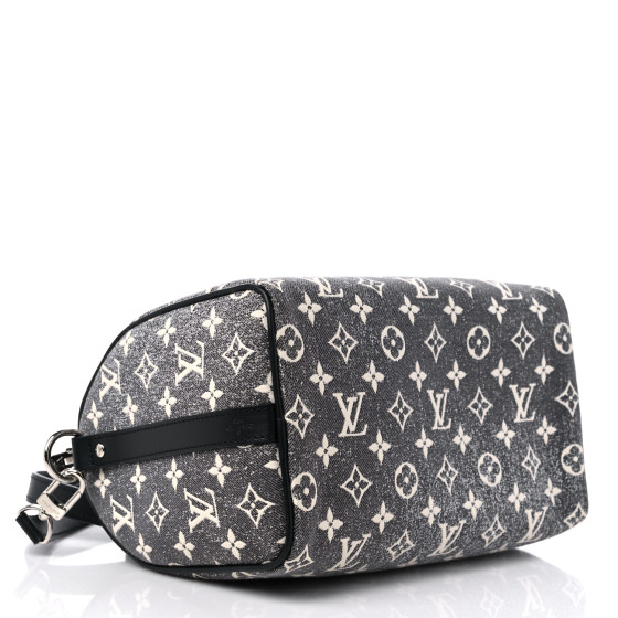 ルイ LOUIS VUITTON Denim Monogram Jacquard Speedy Bandouliere 25