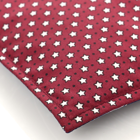 HERMES Swift Milo Silk Bandana Pilo Pouch Bordeaux Marine