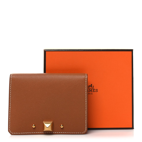 HERMES（エルメス）- Medor card case（メドー）ゴールド HERMES（エルメス）- Medor card case（メドー）ゴールド