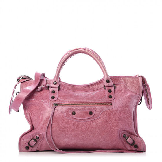 正規品　BALENCIAGA　Thefirst ピンク　Vintage BALENCIAGA The First City 2way Handbag Pink Leather 103208