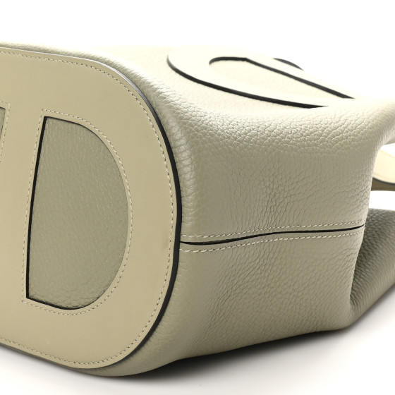 HERMES Taurillon Clemence Swift In-The-Loop 23 Bag Sauge