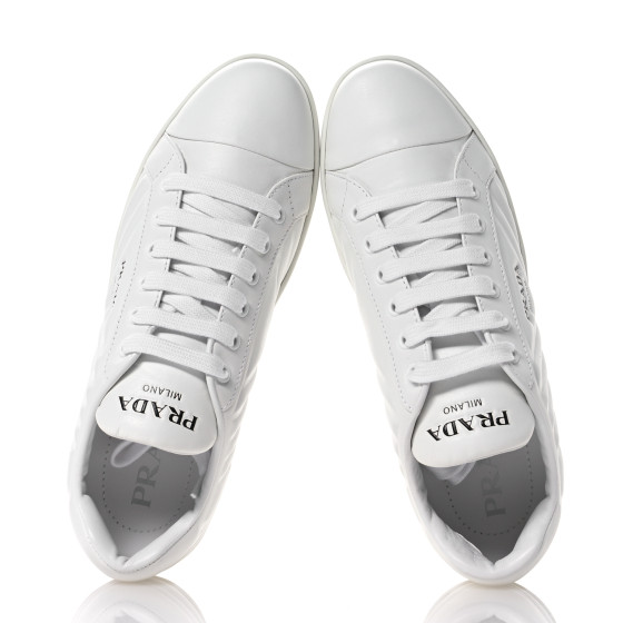 【関税込み】prada NAPPA SNEAKERS Prada Downtown Nappa Leather Sneakers | Saks Fifth Avenue